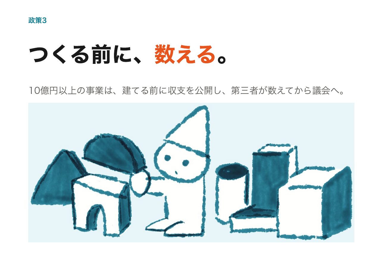 会見フリップ46：つくる前に、数える。